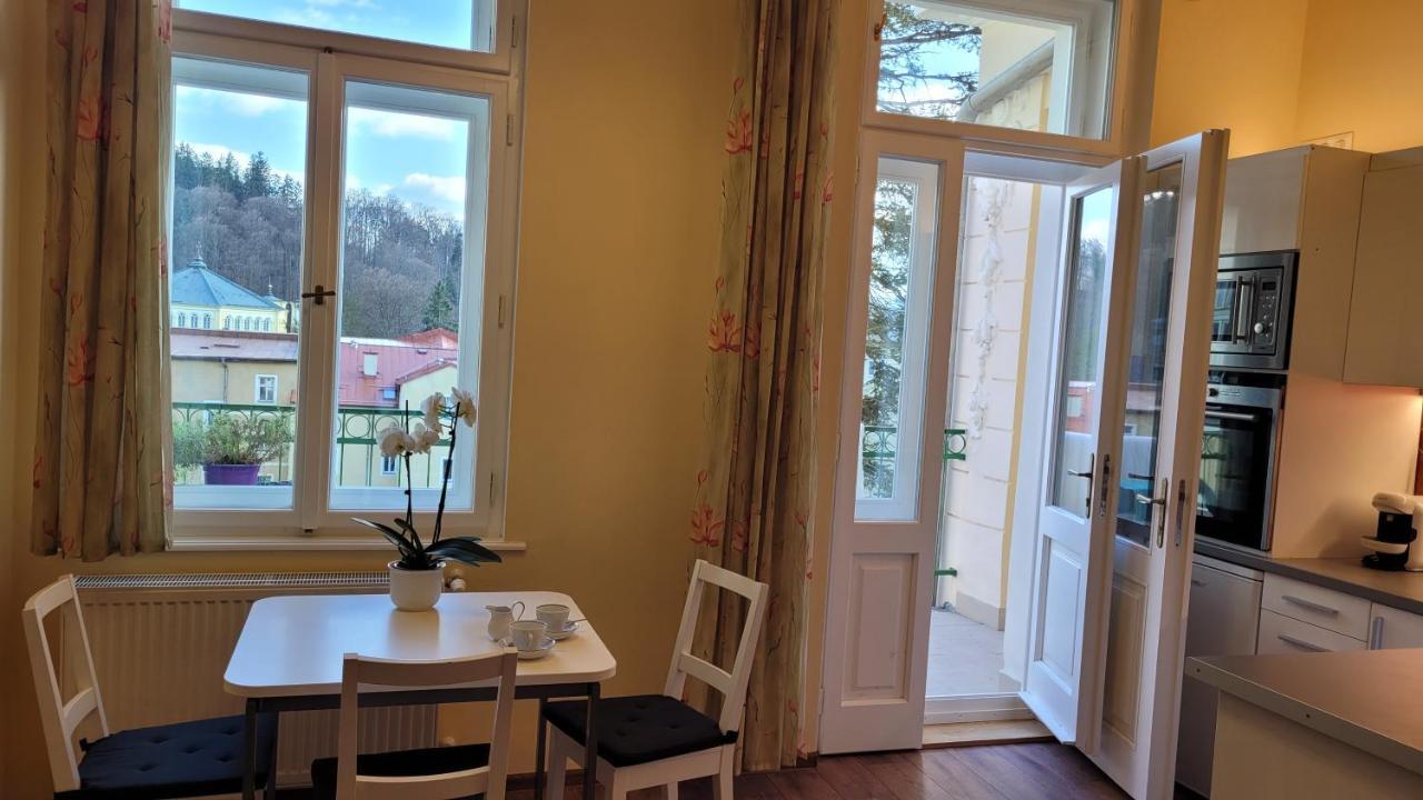 Apartmán U kolonády Mariánské Lázně Esterno foto